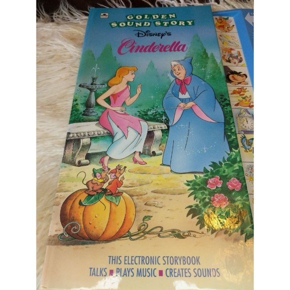 Disney Cinderella Vintage Electronic book plays music! - Picture 3 of 12